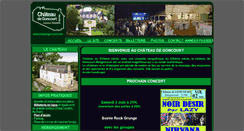 Desktop Screenshot of chateaugoncourt.net